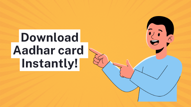 My Aadhaar Download 2026 UIDAI, eAadhaar Download Download Aadhar card instantly