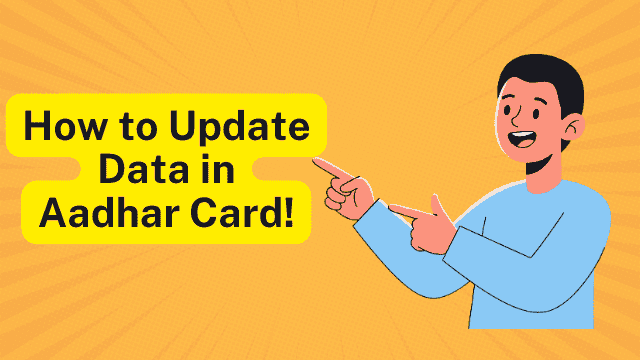 How to Update Name, Address, Date of Birth, or Mobile Number in Aadhaar (2026 Guide) Update Aadhar card data guide